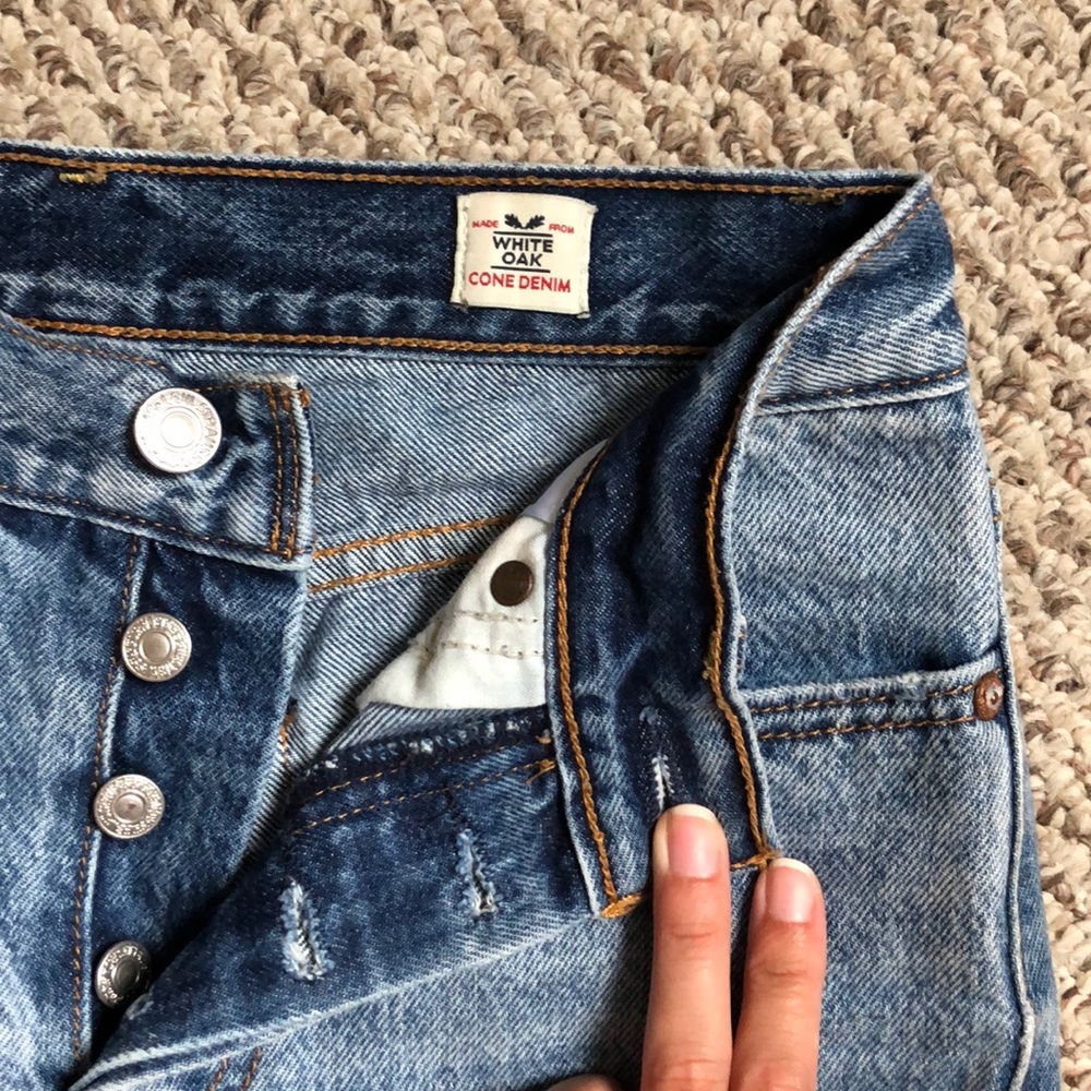 Levi Wedgie Oak Cone Denim